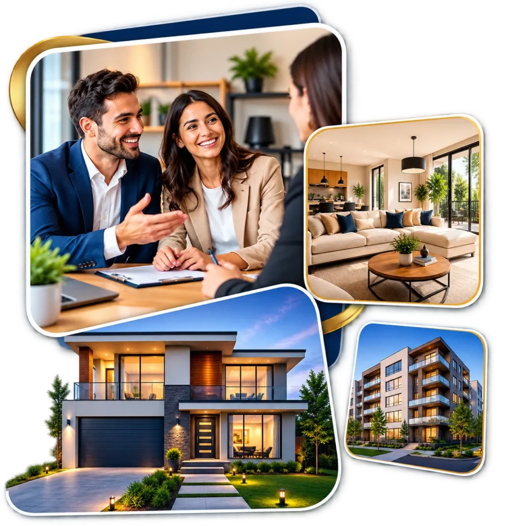 Luxury real estate properties and home buying consultation