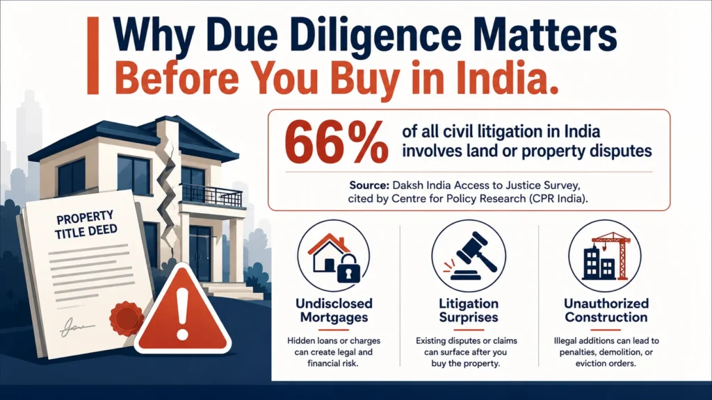 Property due diligence checklist: site and title verification